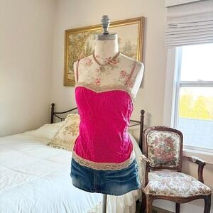 pink lace cami  y2k aerie pink lace cami medium